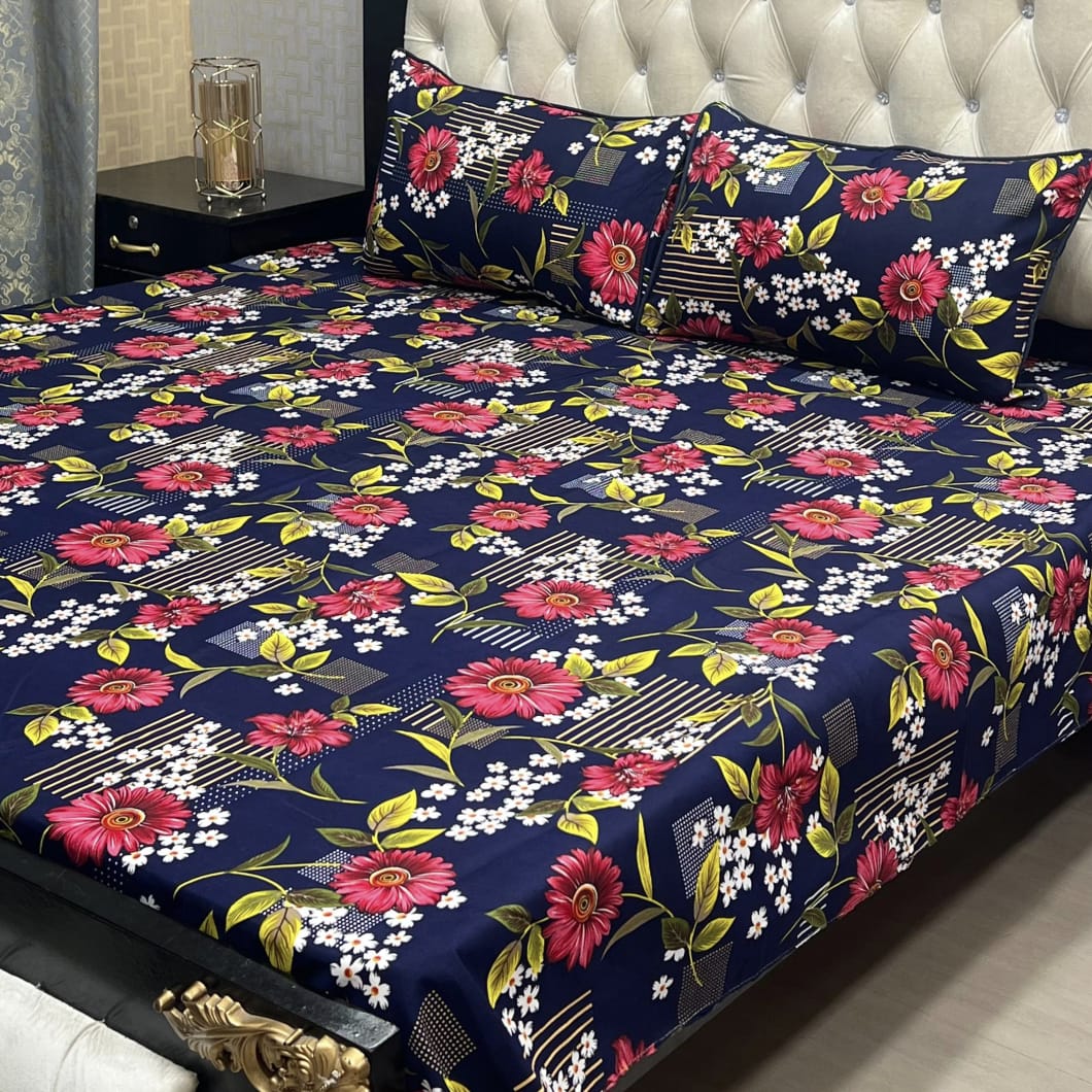 3PC Cotton Bedsheet-CP340