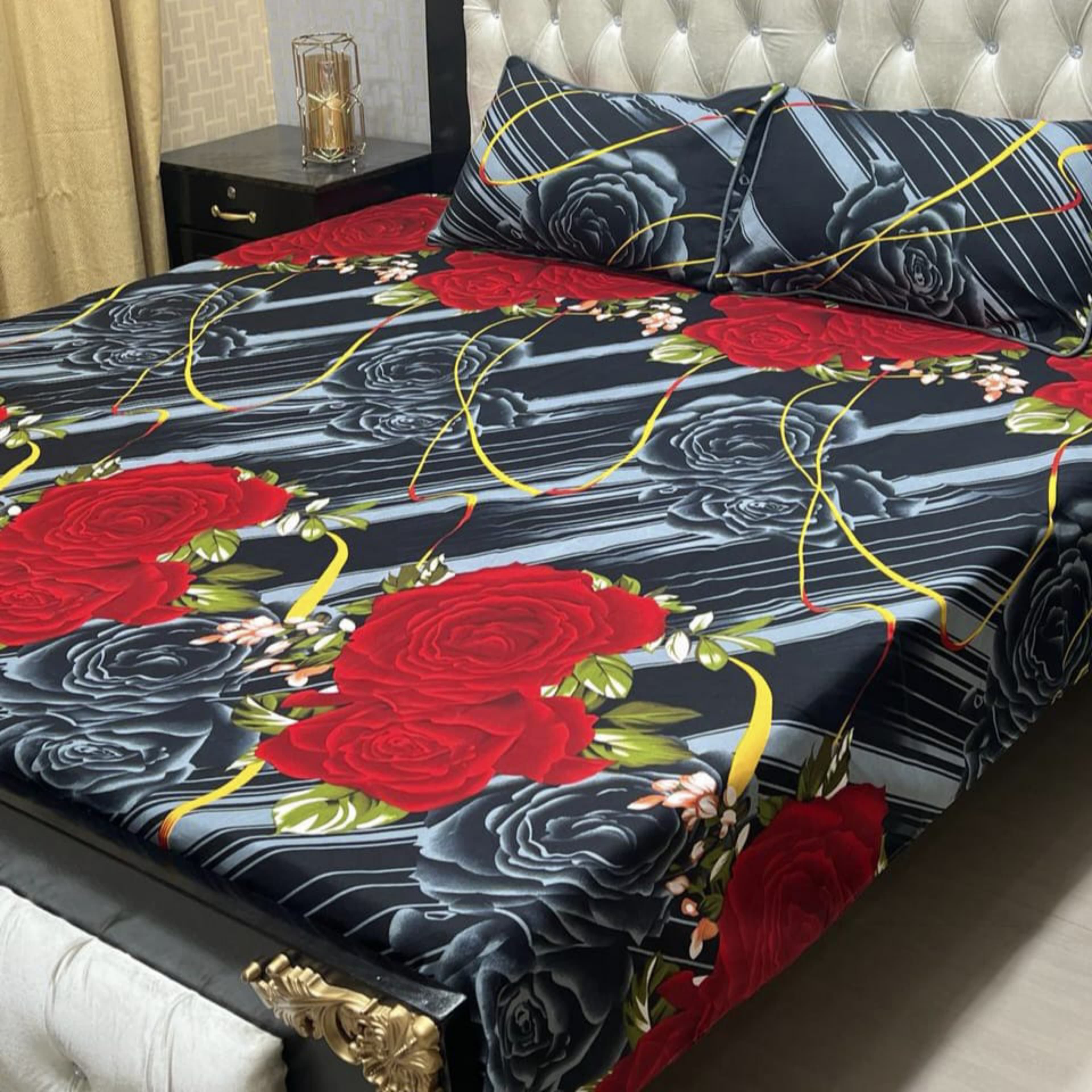 3PC Cotton Bedsheet-CP341