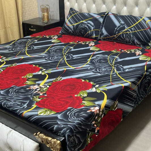 3PC Cotton Bedsheet-CP341