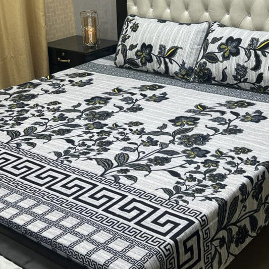 3PC Cotton Bedsheet-CP345