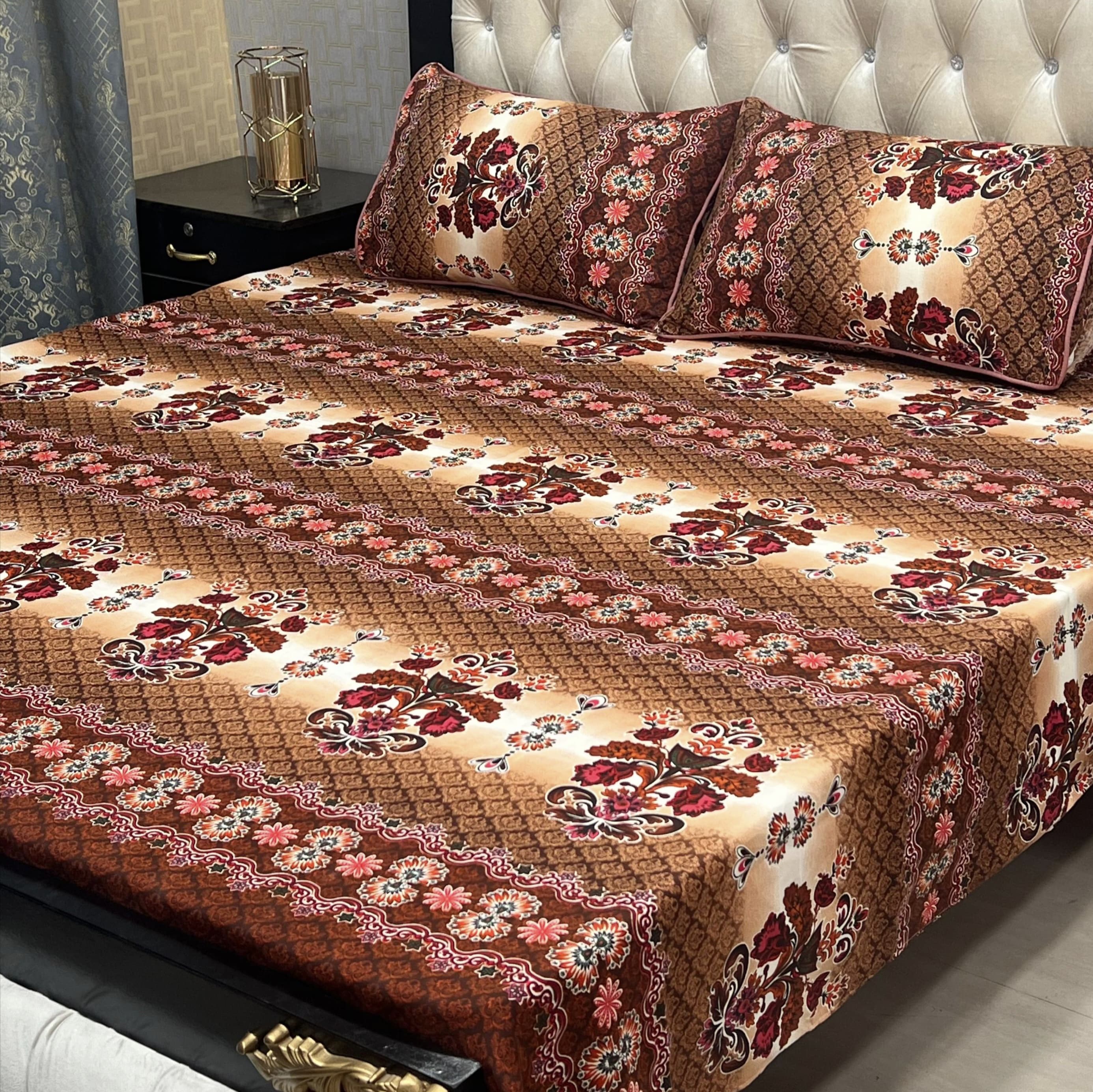 3PC Cotton Bedsheet-CP346