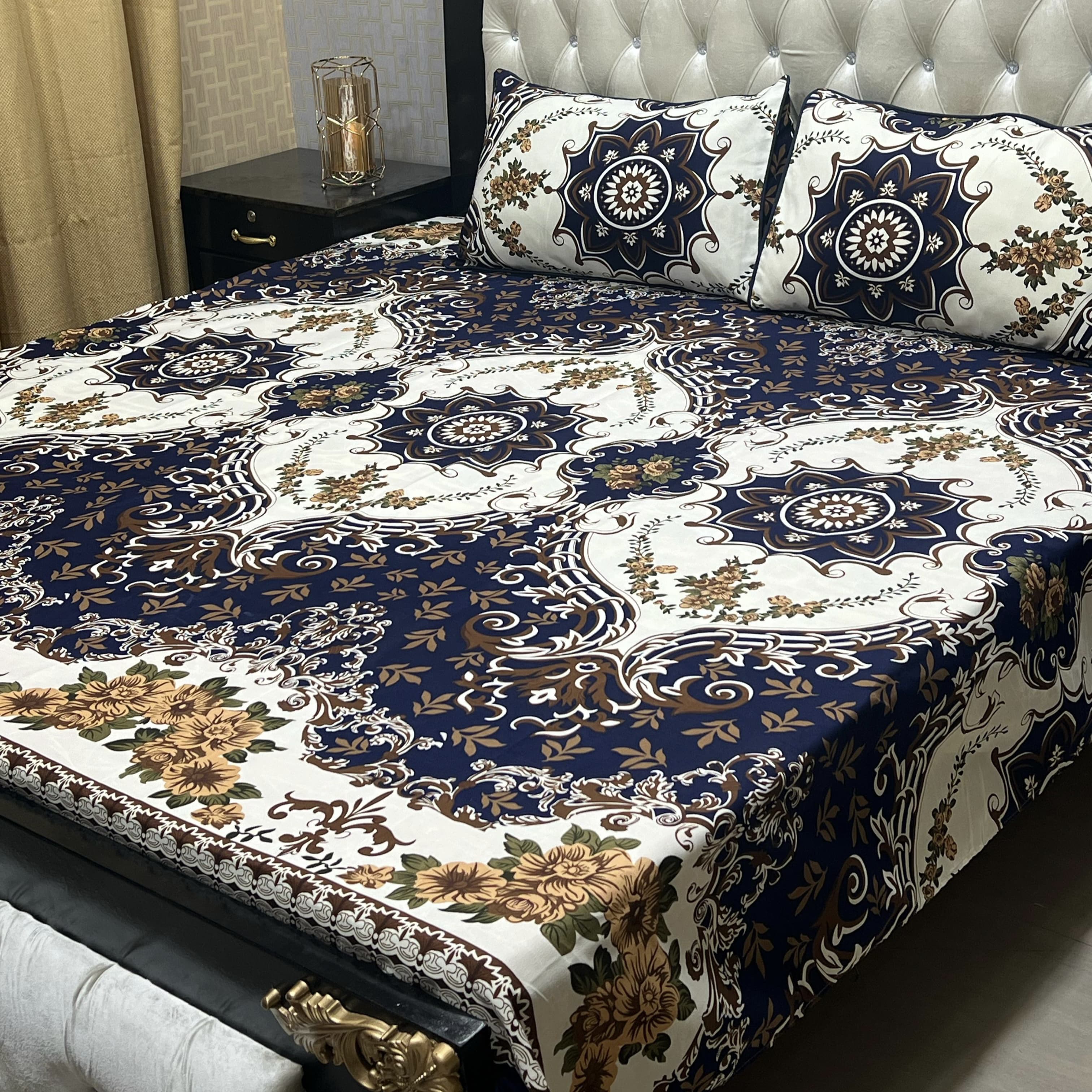 3PC Cotton Bedsheet-CP348