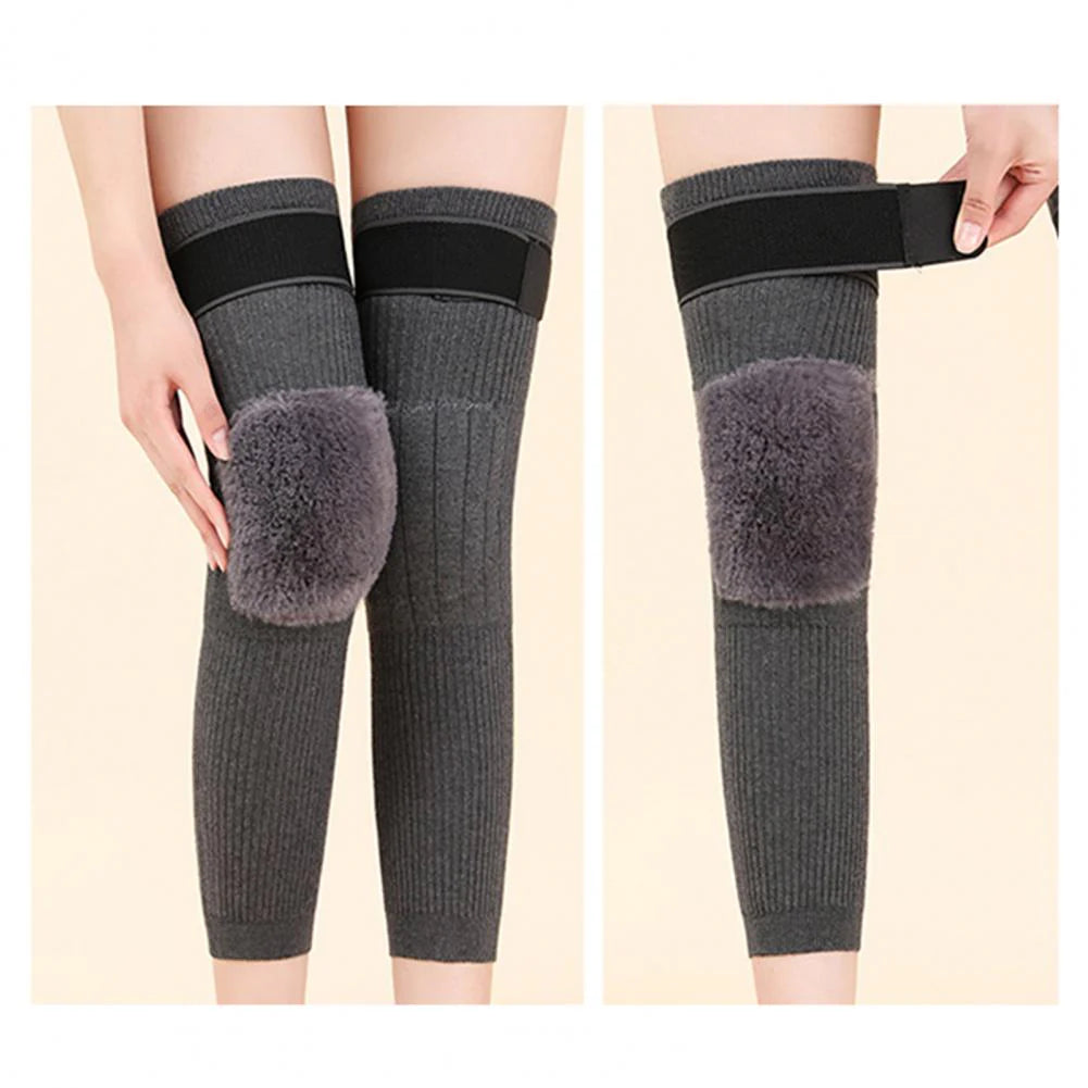 Thermal Woolen Knee Warmers – Unisex (1 Pair)
