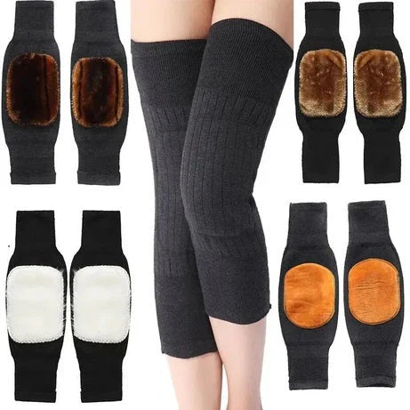 Thermal Woolen Knee Warmers – Unisex (1 Pair)