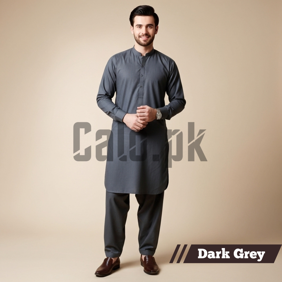 Exclusive Wash & Wear-Dark-grey