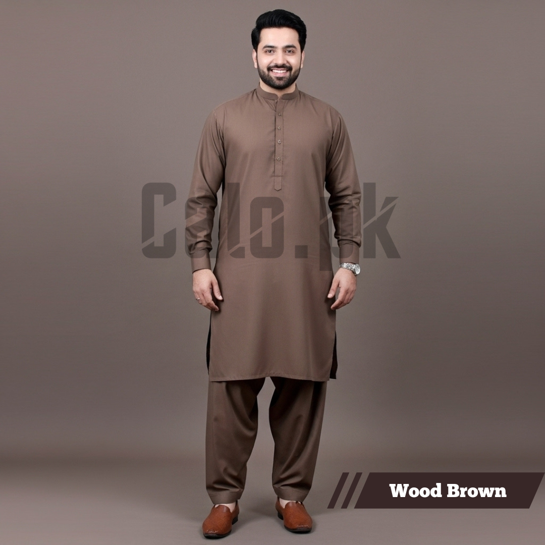 Exclusive Wash & Wear-Wood Brown