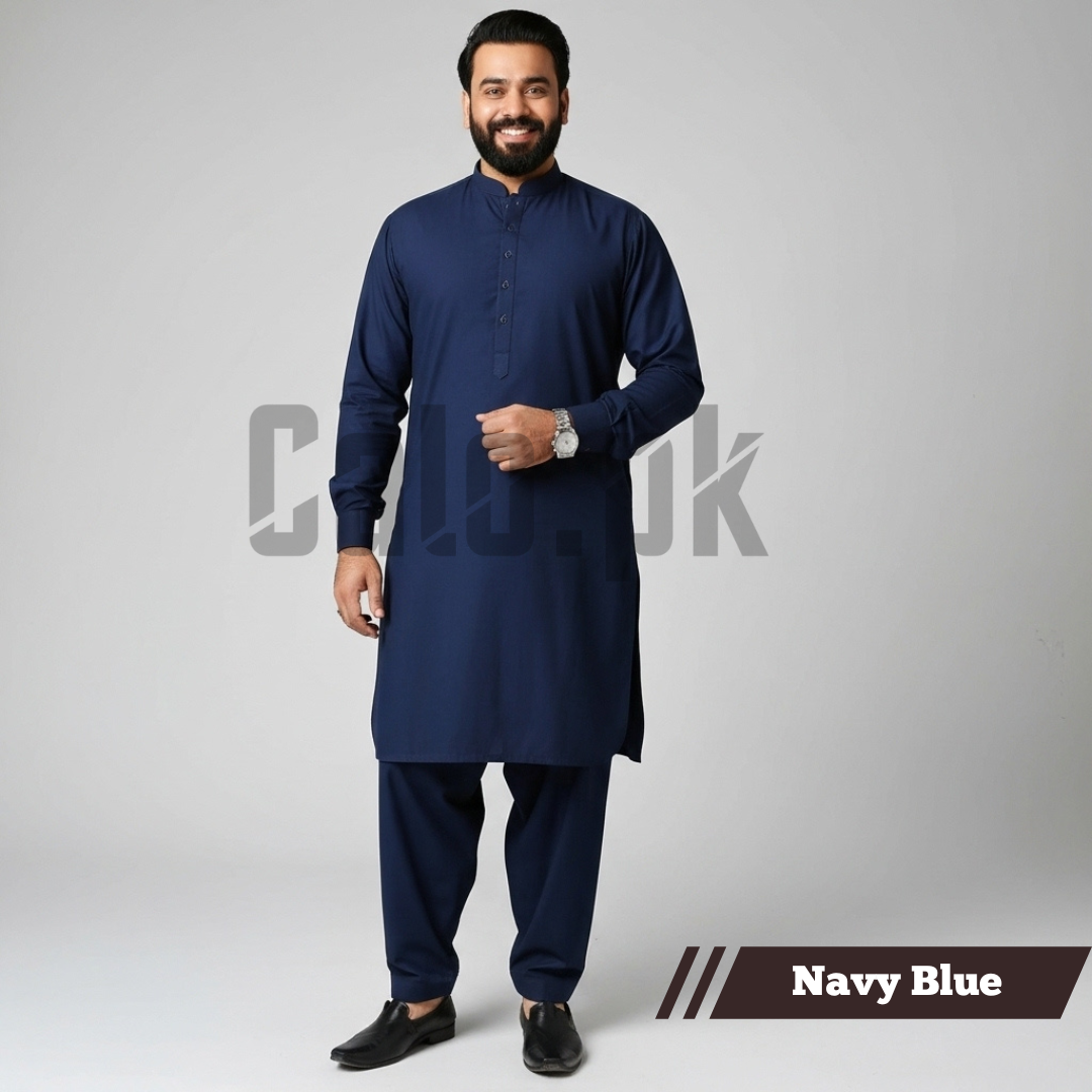 Exclusive Wash & Wear- Navy Blue