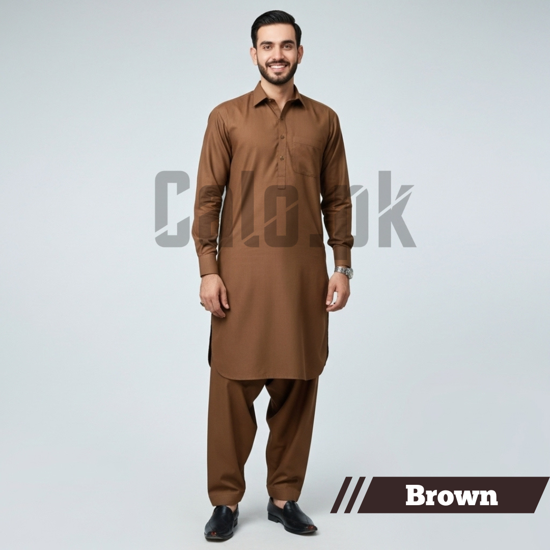Exclusive Wash & Wear-Brown