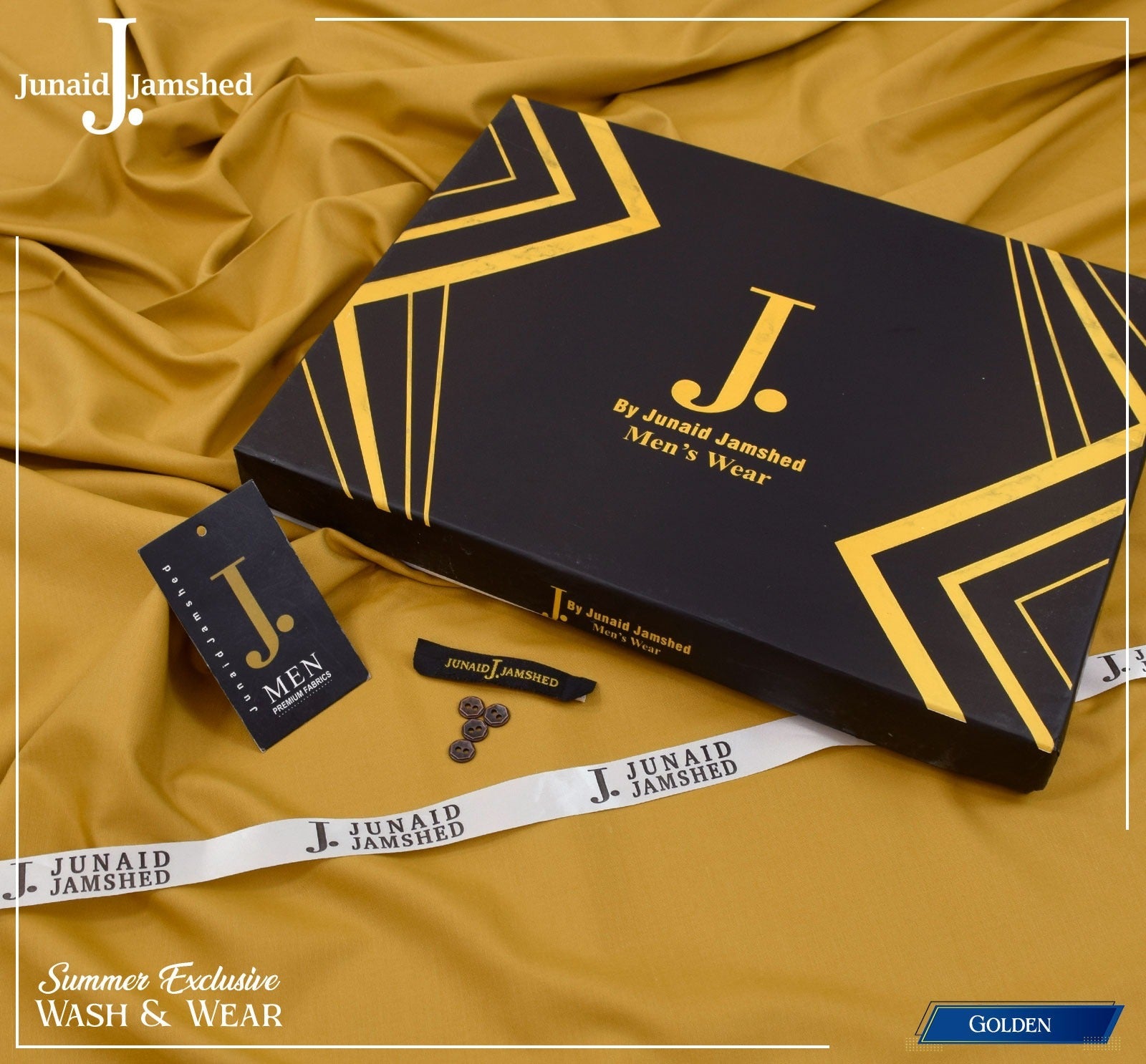 Exclusive Wash & Wear-Golden J.