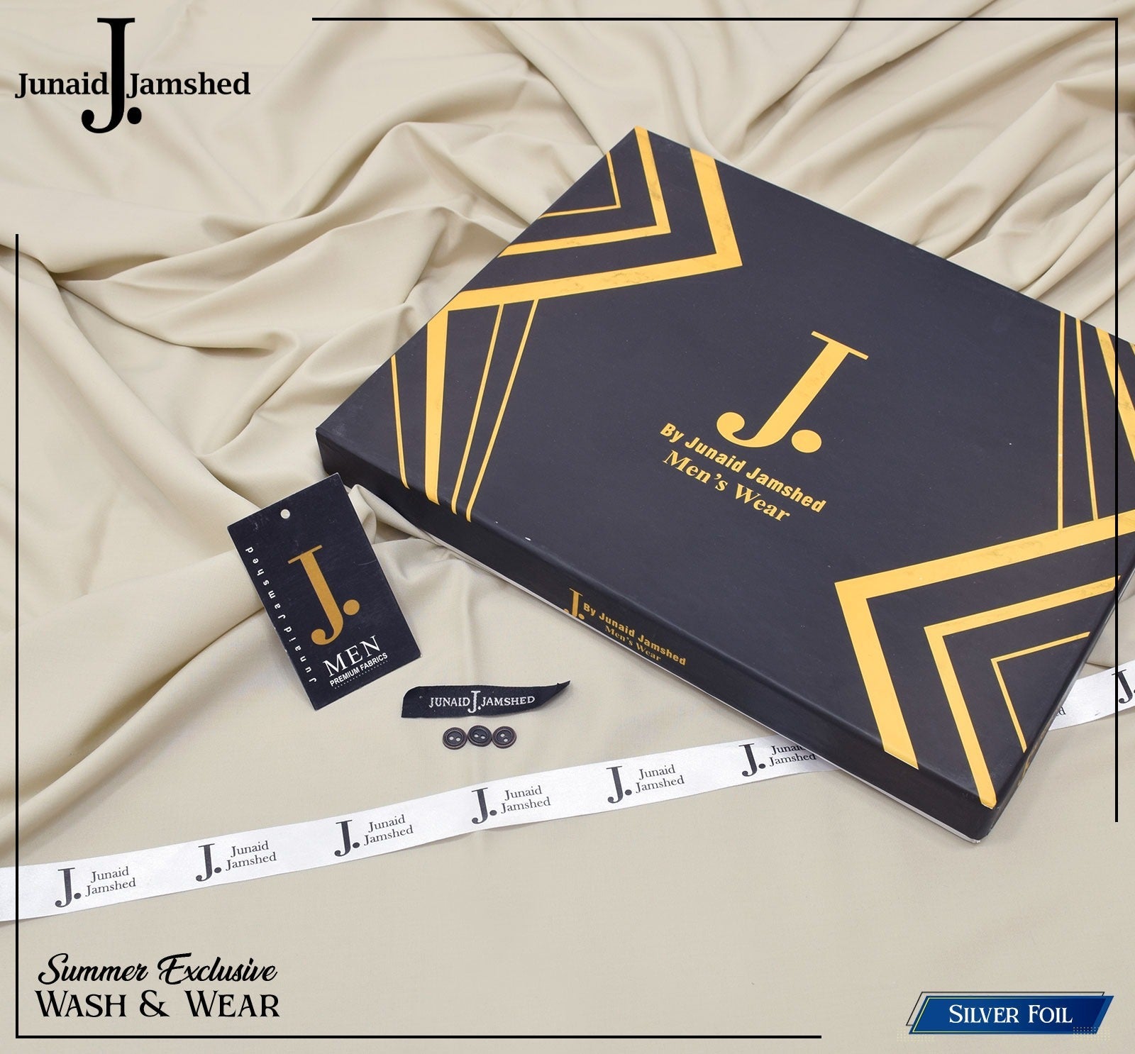 Exclusive Wash & Wear-Silver Foil