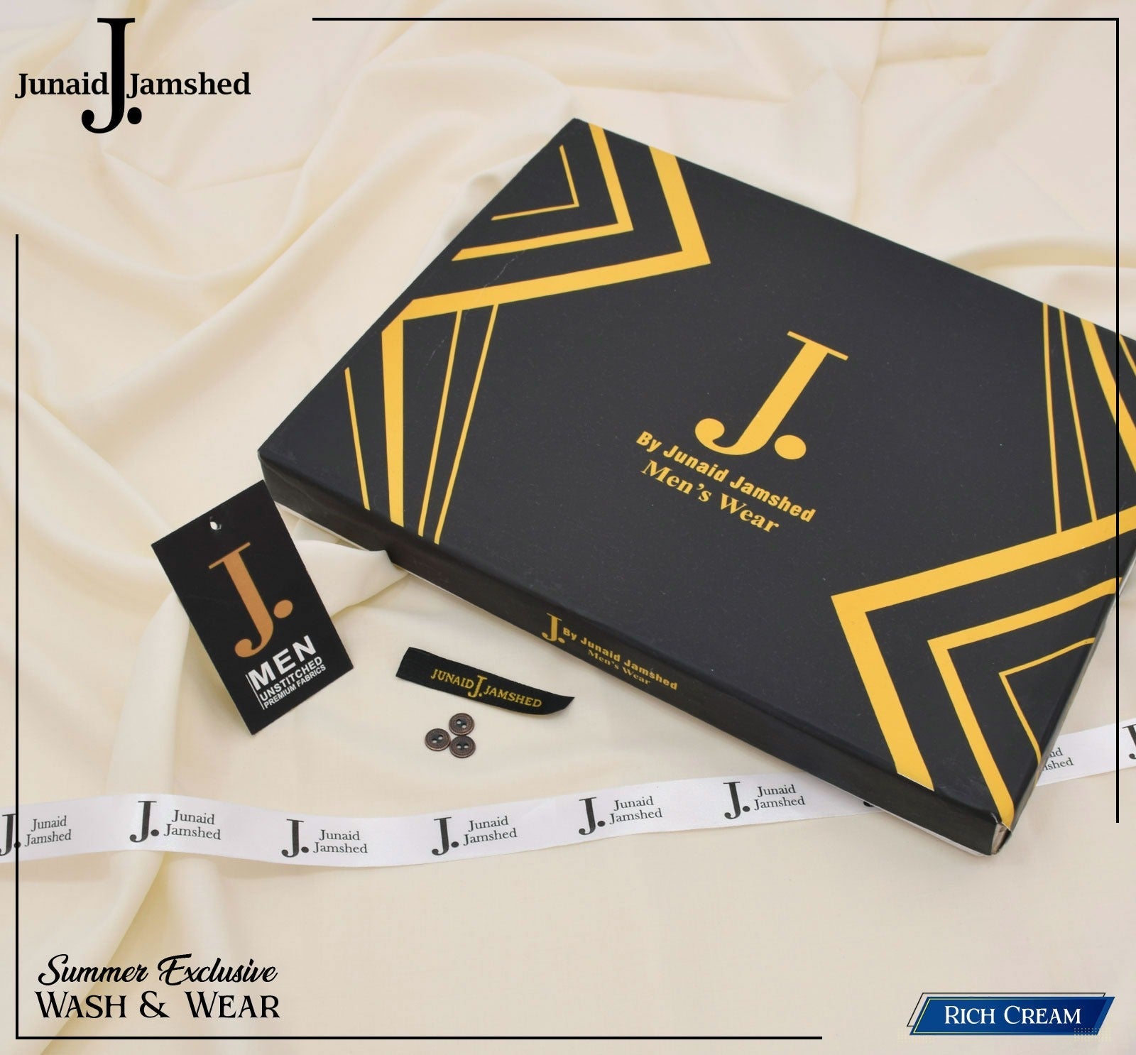 Exclusive Wash & Wear-Rich Cream j.