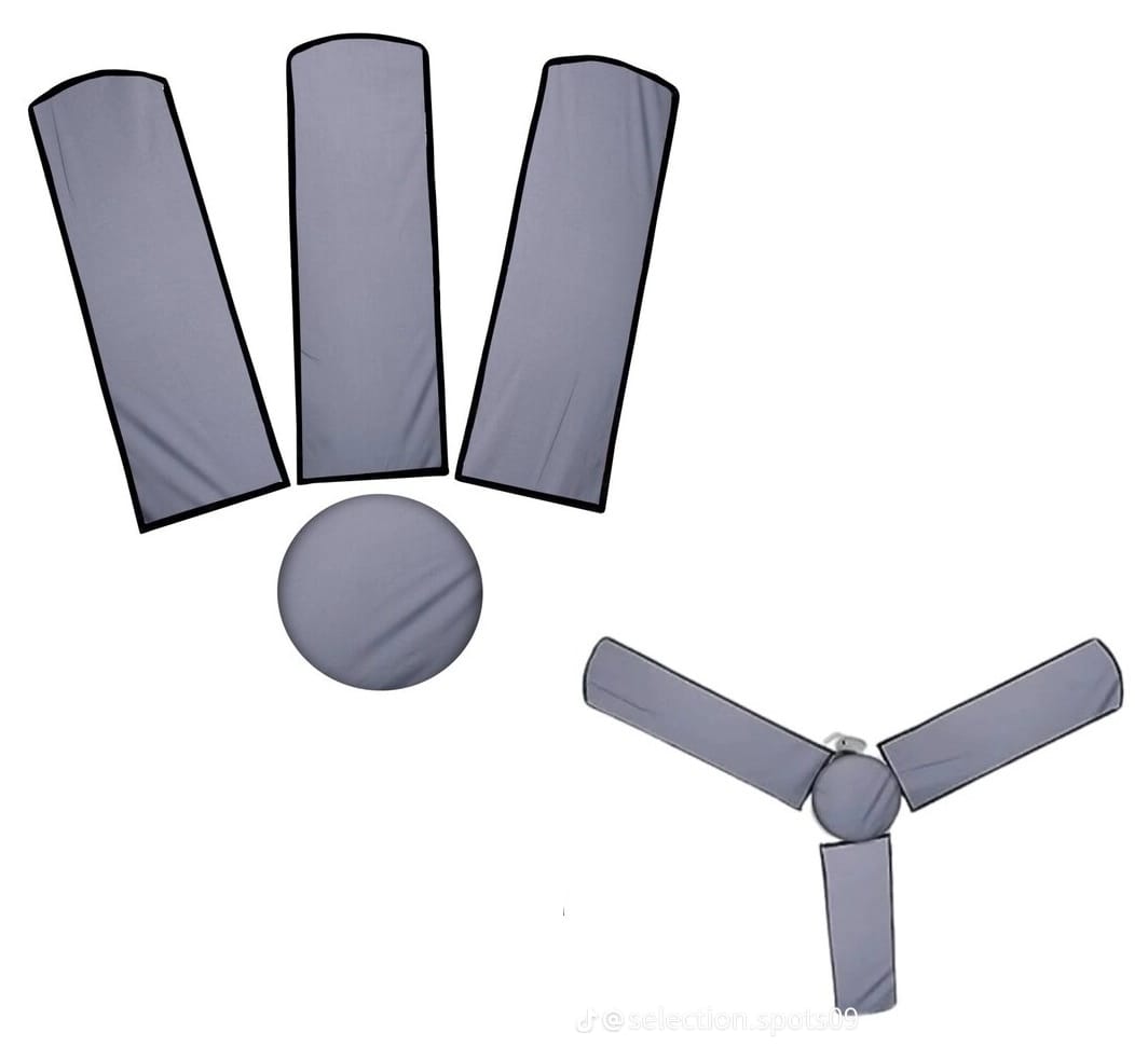 Parachute Fabric Dust & Waterproof Ceiling Fan Cover - Universal Size