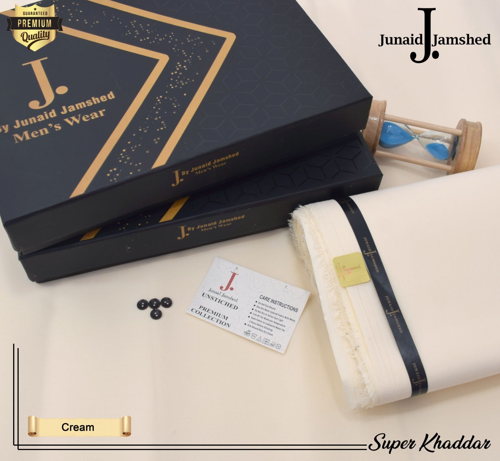 Executive Super Khaddar-Cream