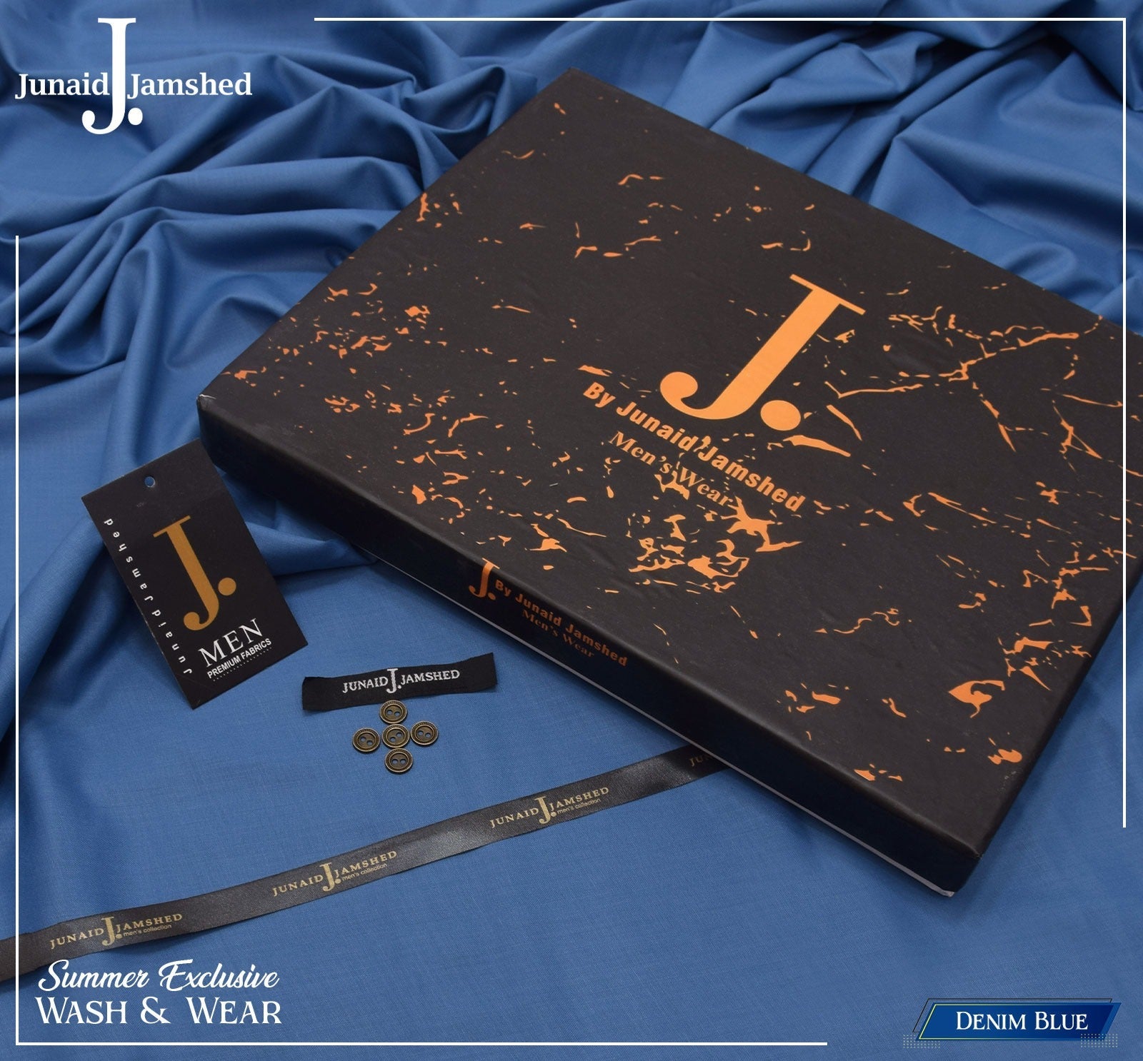 Summer Wash & Wear-Denim Blue