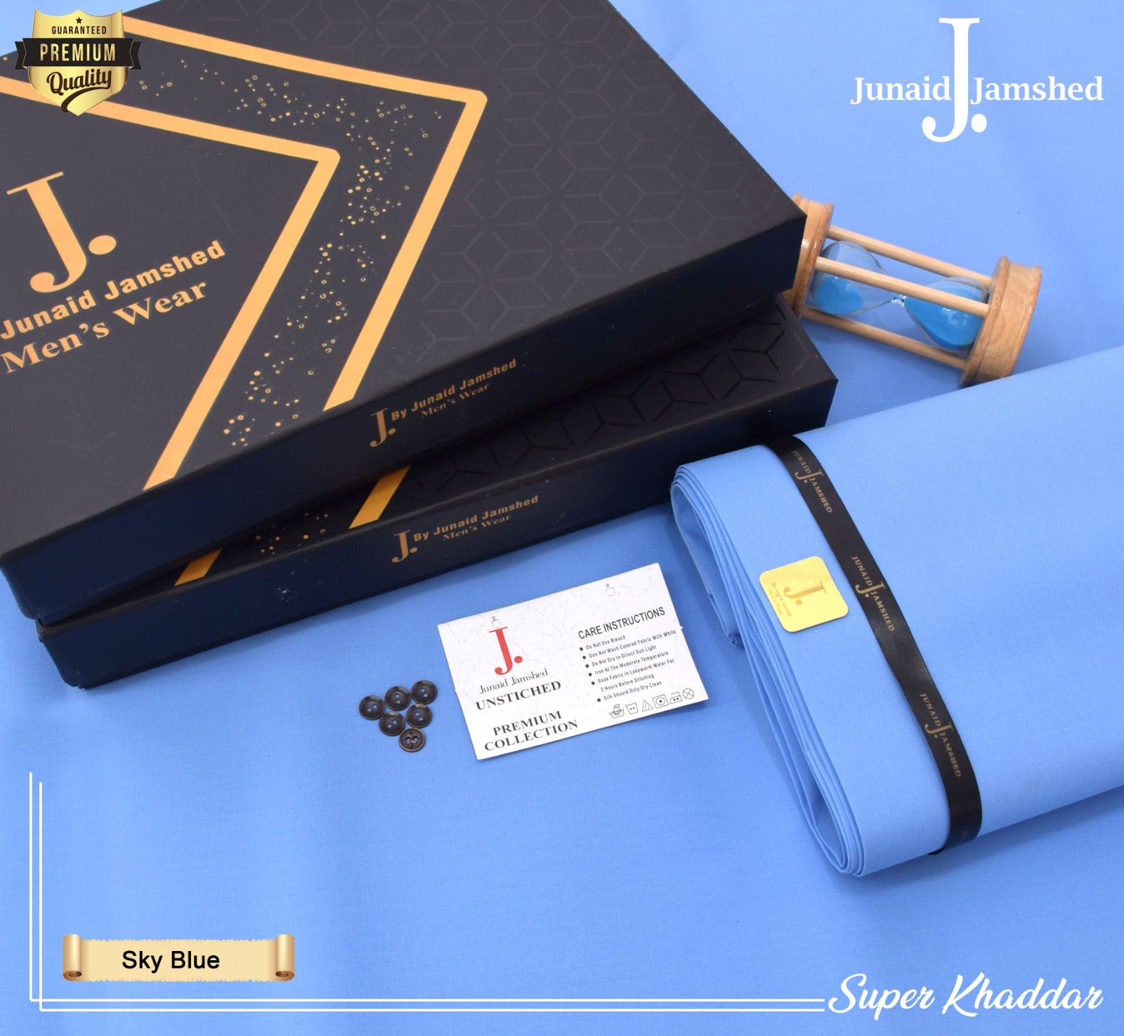 Executive Super Khaddar-Sky Blue