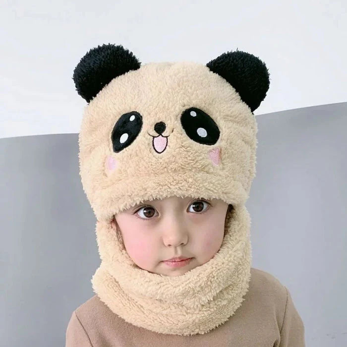 Kids Panda Wool Cap