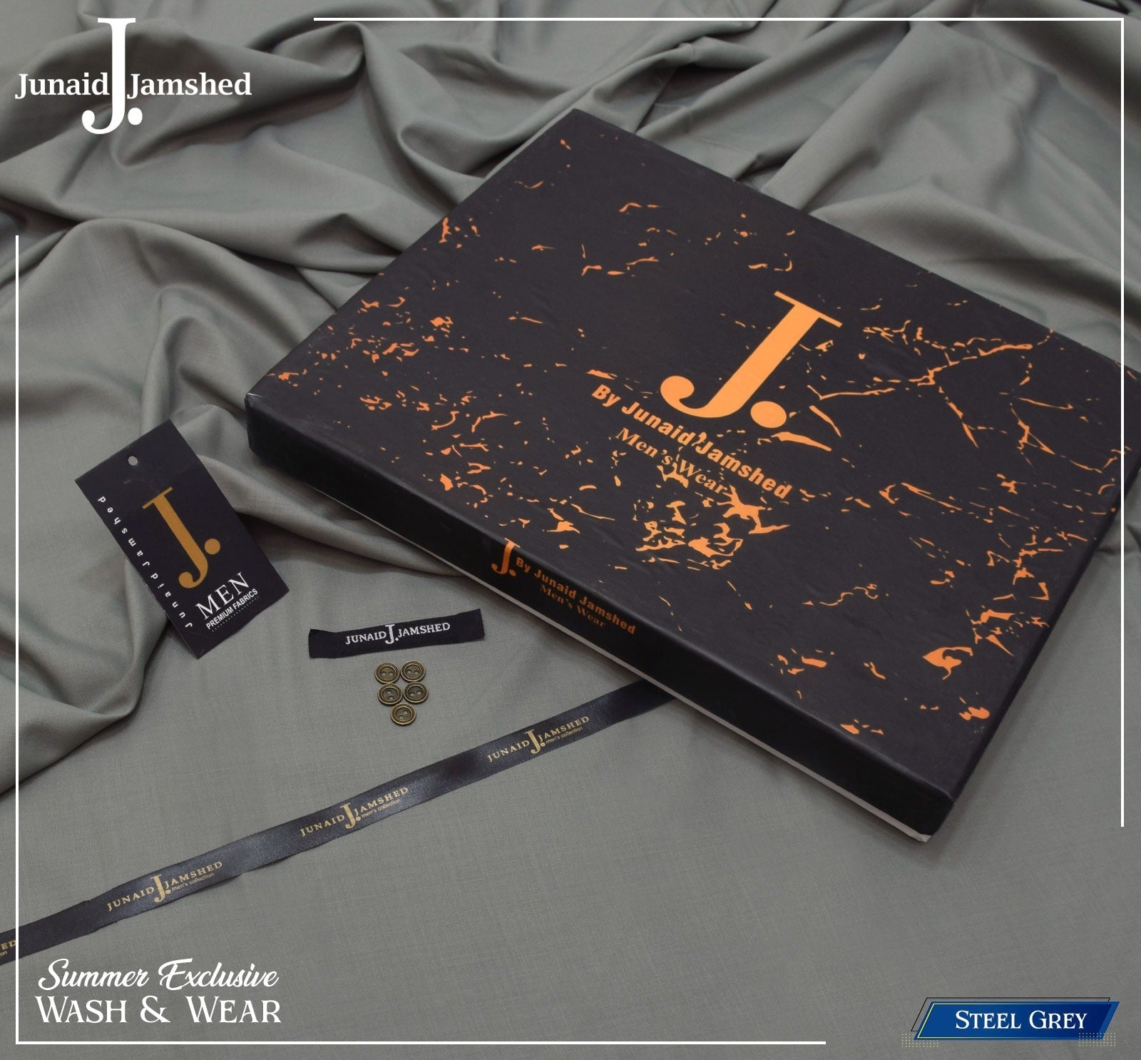 Summer Wash & Wear-Steel Grey