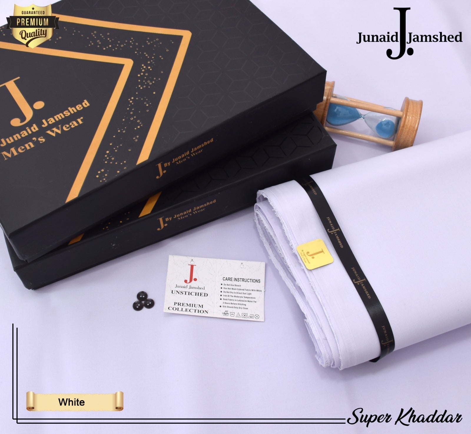 Executive Super Khaddar-White